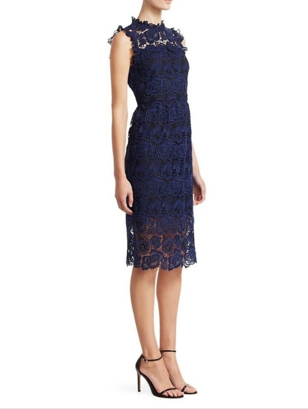 kate spade Navy Floral Sheath Dress